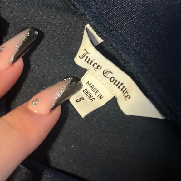 Navy blue juicy couture tracksuit